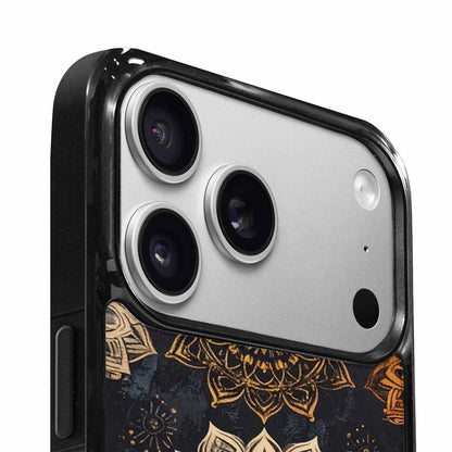 iPhone 17 Pro Case — Small Mandala Pattern Randomly Varying Floral, Custom Printed Phone Case