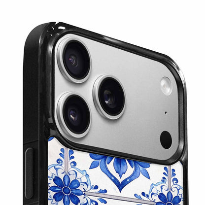 iPhone 17 Pro Max Case — Talavera Tile Floral, Unique Phone Case Design