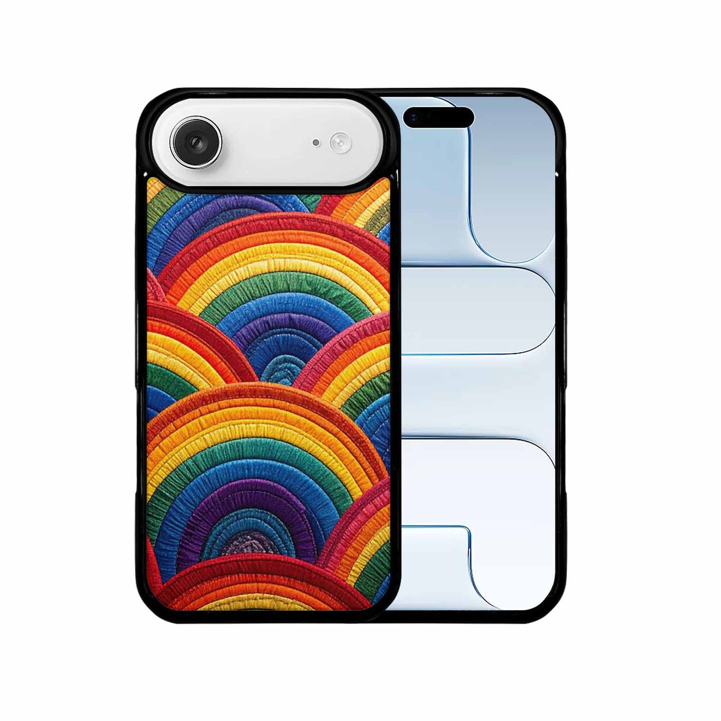 iPhone 17 Air Case — Vivid Camo Rainbow Pride Camo, Unique Phone Case Design