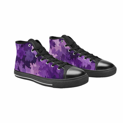 MEN'S Military Camouflage Blotch High Top Canvas Y2K Custom Shoes