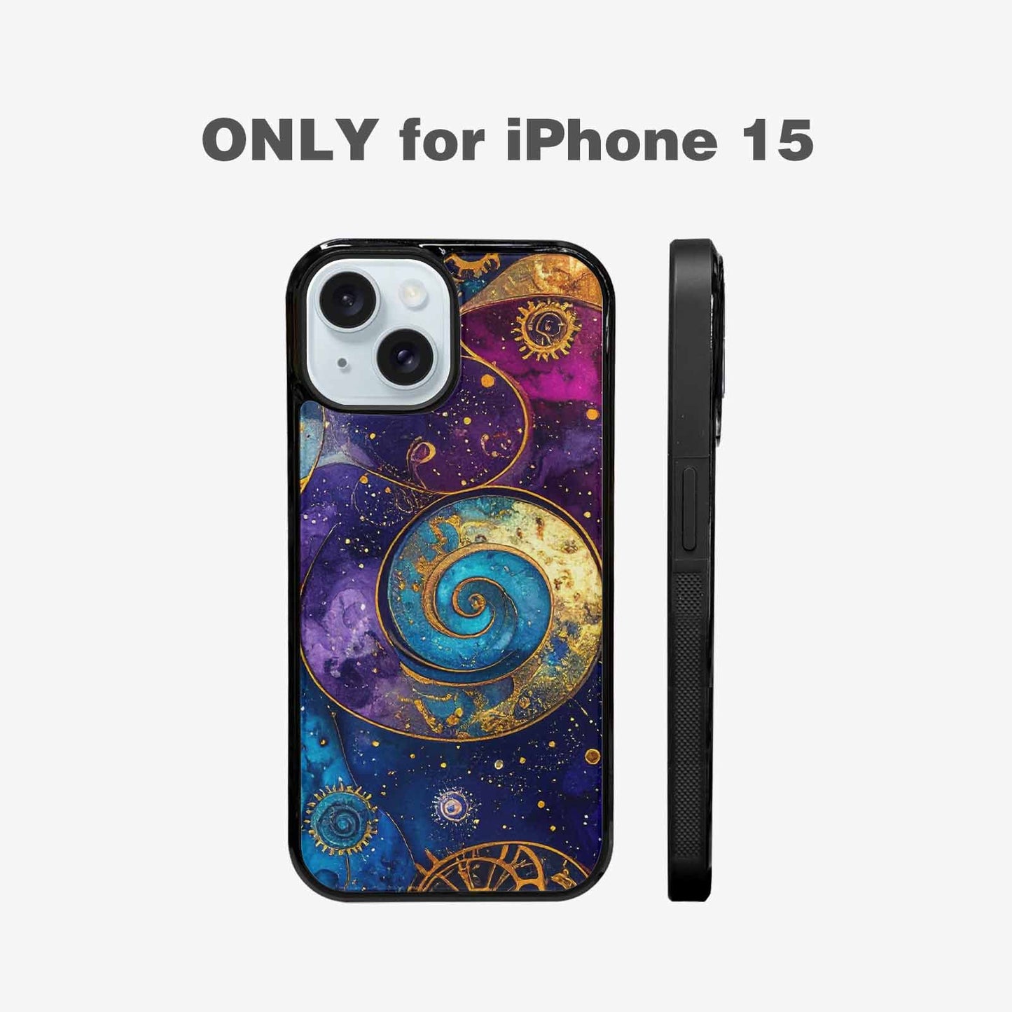 iPhone 15 Case — Steampunk Galaxy Custom, Unique Phone Case Design