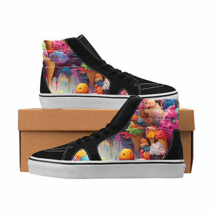 MEN'S Monsters High Top Canvas Custom Fashion Aesthetic Custom Shoes