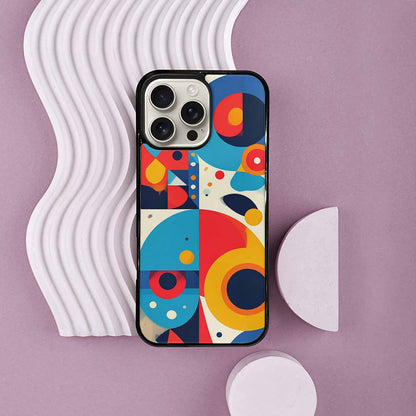 iPhone 16 Pro Max Case — 1960s Mod Cartoon Art Pattern, Custom Phone Case