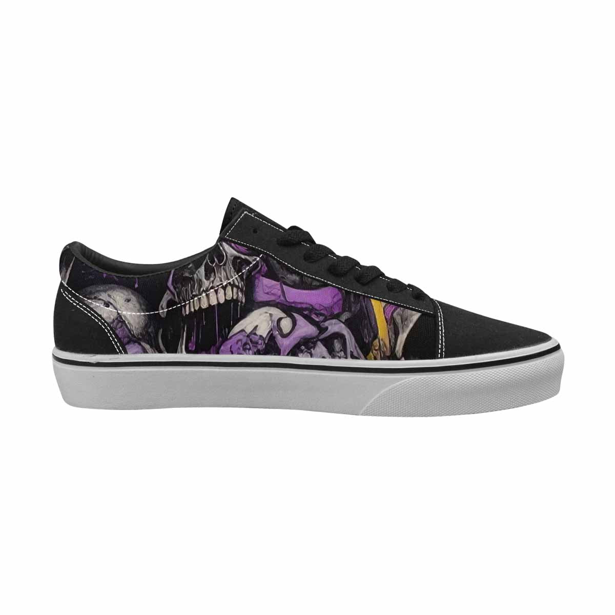 WOMEN'S Rainbow From Skull S Lace-Up Canvas Y2K Shoes