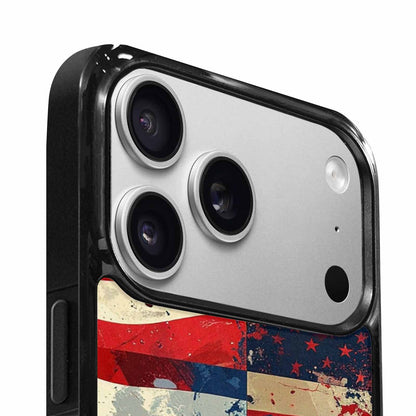 iPhone 17 Pro Max Case — Small American Flag Stars Galaxy Space, Custom Made Phone Cover
