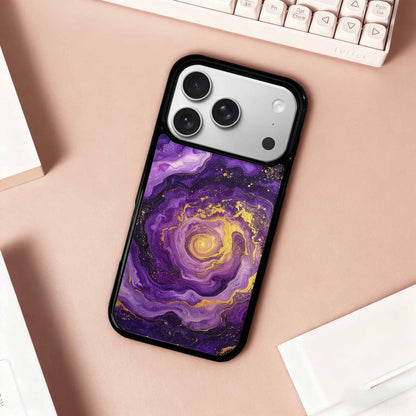 iPhone 17 Pro Case — Starry Night Nebula Brushstroke Custom Galaxy, Custom Phone Case
