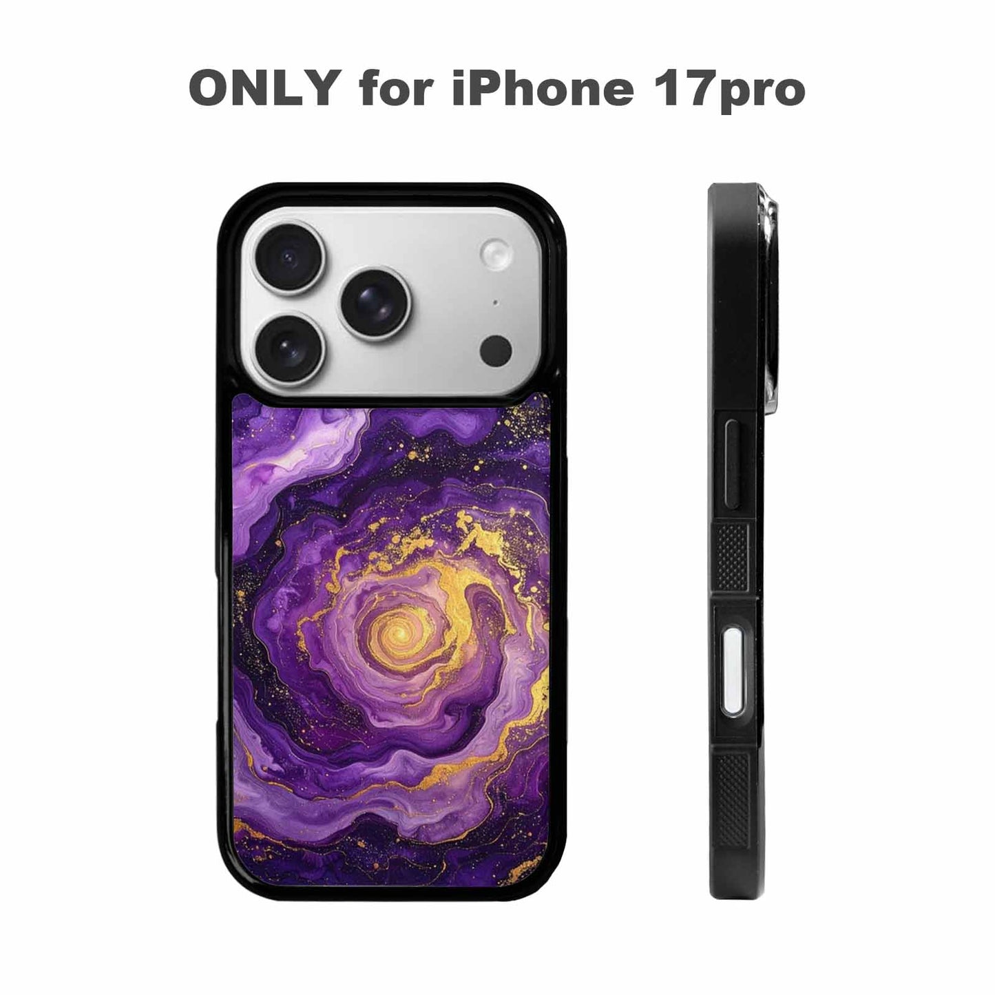 iPhone 17 Pro Case — Starry Night Nebula Brushstroke Custom Galaxy, Custom Phone Case