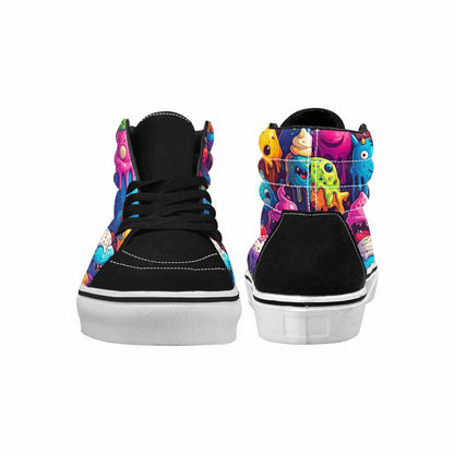 MEN'S Melting Ice Cream Monster High Top Canvas Y2K Shoes
