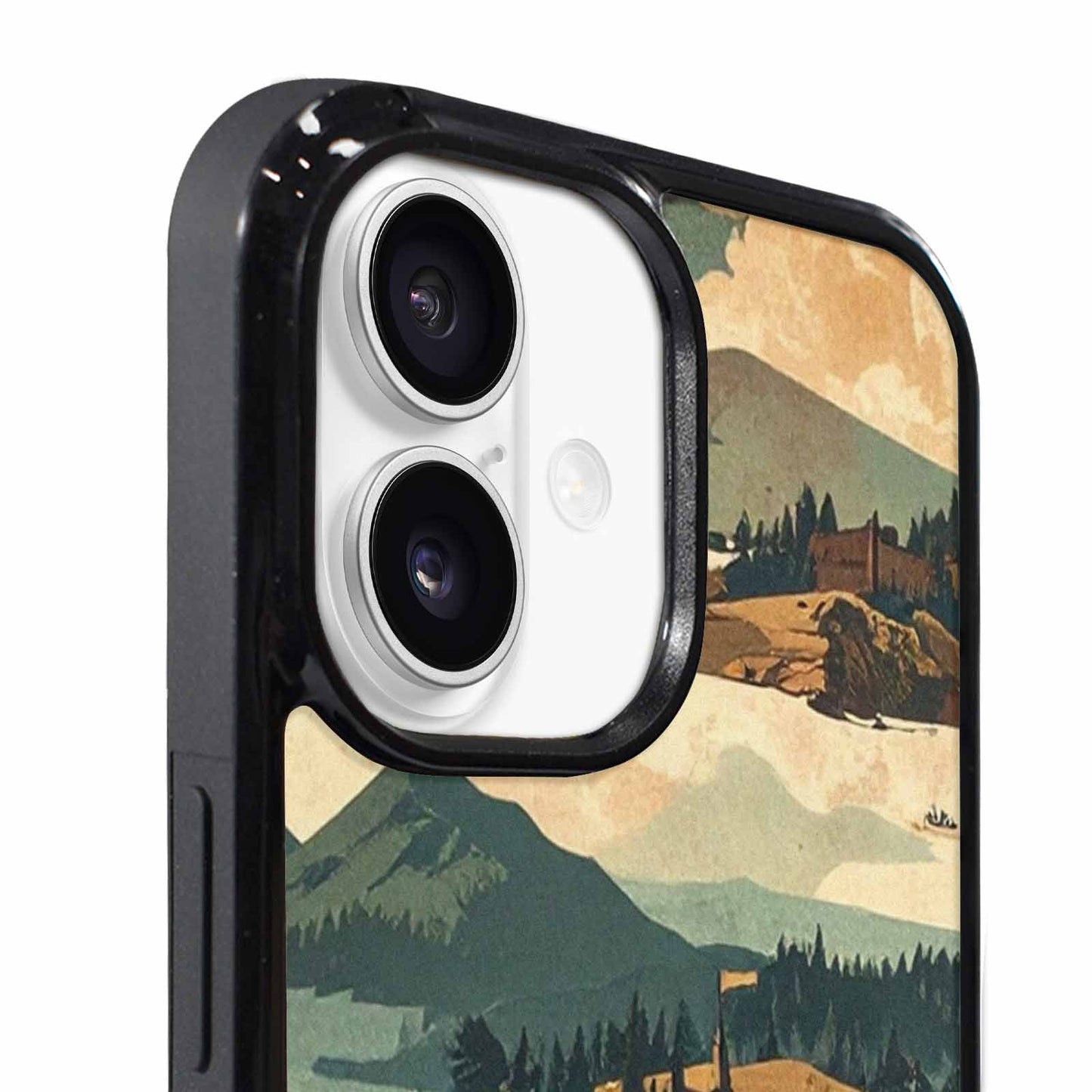 iPhone 17 Case — Vintage Travel Artwork Pattern Retro Vintage, Custom Made Phone Cover