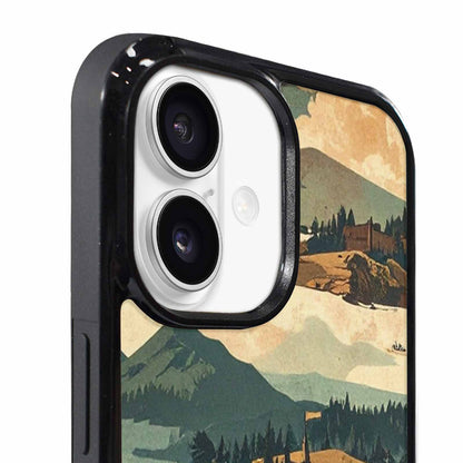 iPhone 17 Case — Vintage Travel Artwork Pattern Retro Vintage, Custom Made Phone Cover