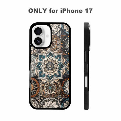 iPhone 17 Case — Small Mandala Pattern, Randomly Floral, Customized Protective Case