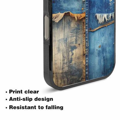 iPhone 15 Pro Max Case — Curve The Ripping Demin Tectures For, Custom Print Case Cover
