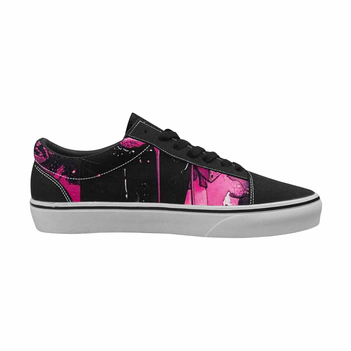 WOMEN'S Ice Cream Motif Lace-Up Canvas Y2K Custom Shoes