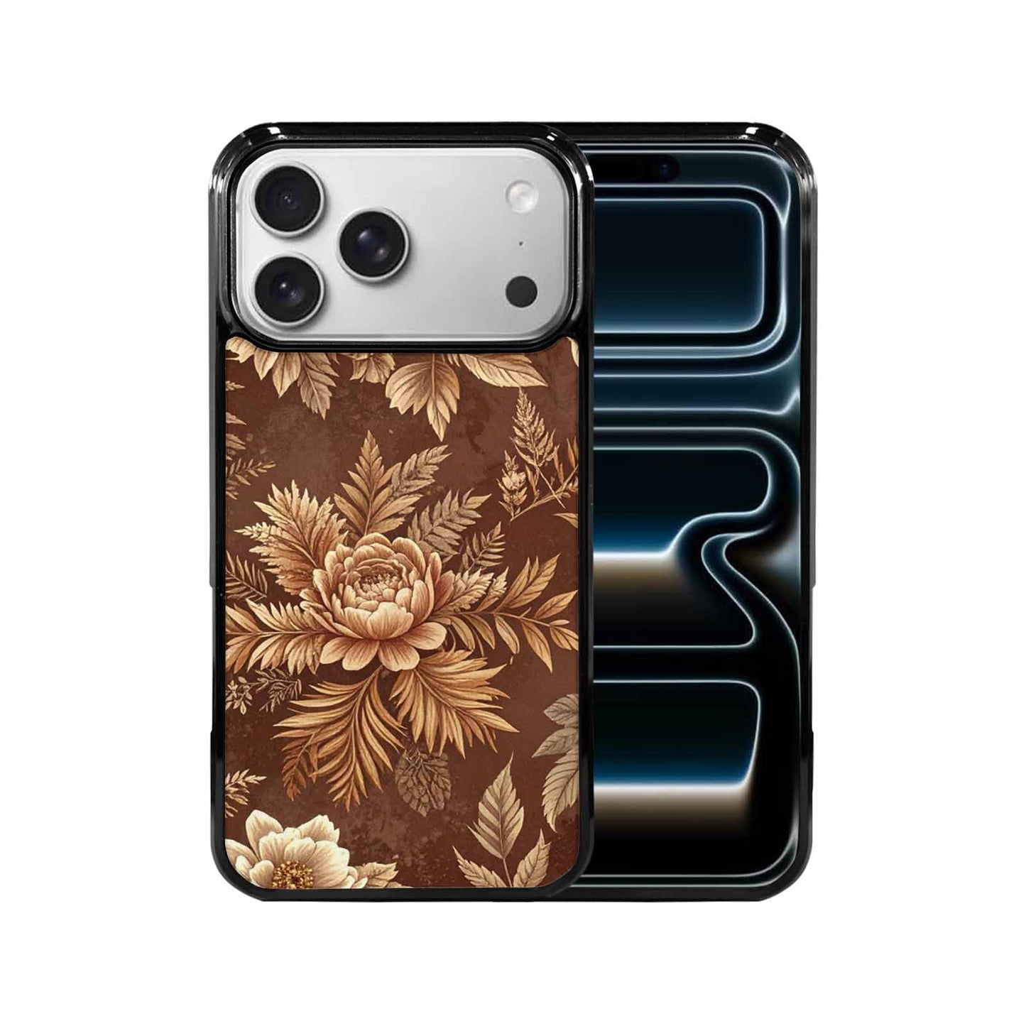 iPhone 17 Pro Max Case — Vintage Botanical Art Pattern Floral, Custom Printed Phone Case