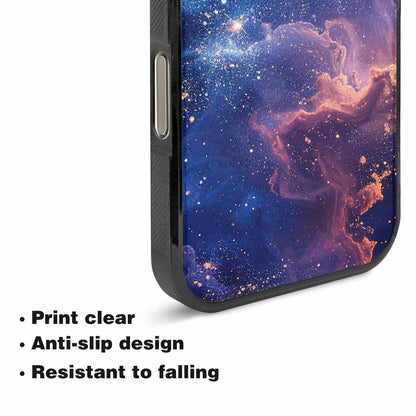 iPhone 16 Pro Case — Nebula Texture With Dense Star Cluster, Custom Phone Case