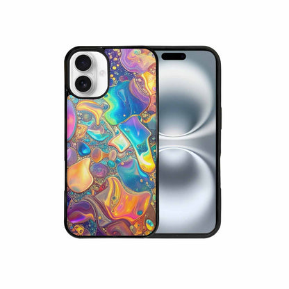 iPhone 16 Plus Case — Holographic Iridescent Shimmer Pattern Hundreds Of, Custom Art Phone Cover