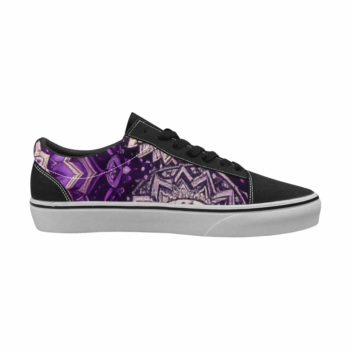 MEN'S Mandala Canvas Lace-Up Wallpaper Art Custom Sneakers
