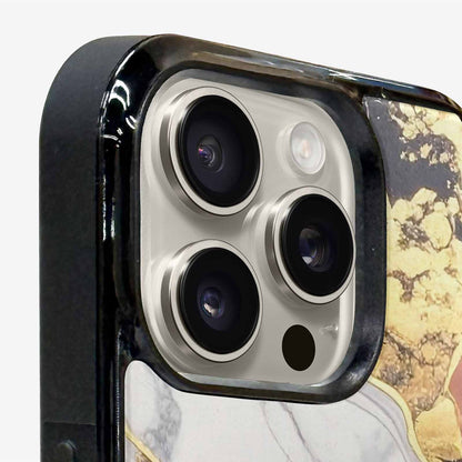iPhone 16 Pro Max Case — Marble Vein Marble Veins Pattern Hundreds, Custom Designed Case Cover