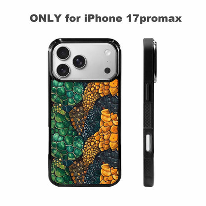 iPhone 17 Pro Max Case — Small Snake Skin Reptile Original Art, Original Design Phone Case