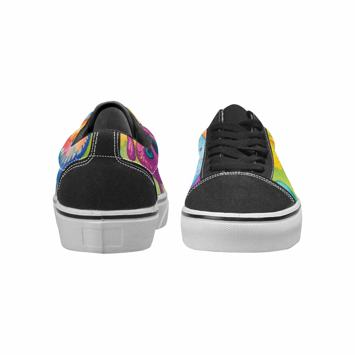 WOMEN'S Aliens  Tie Dye Lace-Up Canvas Dreamlike Shoes
