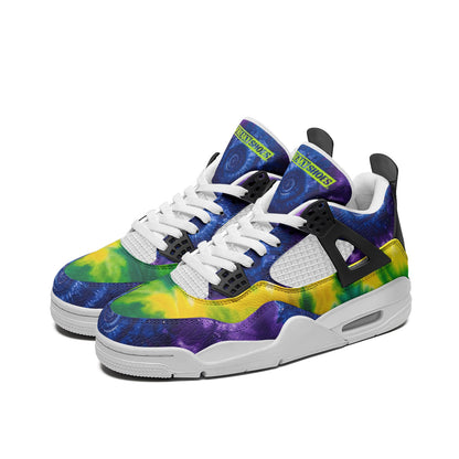 Tie Dye Love Unisex Non Slip Lace Up Breathable Fashion Sneakers