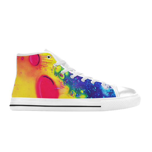WOMEN'S Cc Acid Bath 4 High Top Canvas Aesthetic Sneakers
