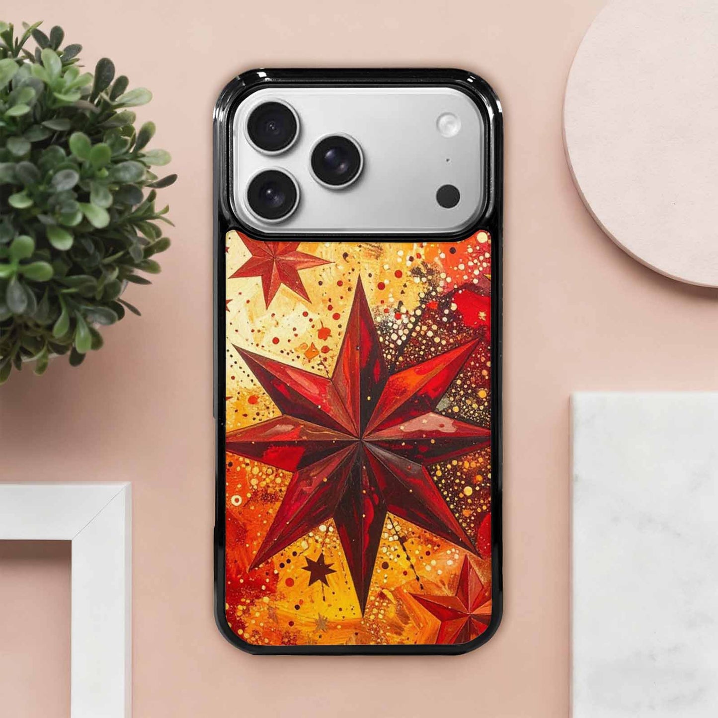 iPhone 17 Pro Max Case — Bold Thanksgiving Star Galaxy Space, Custom Designed Case Cover