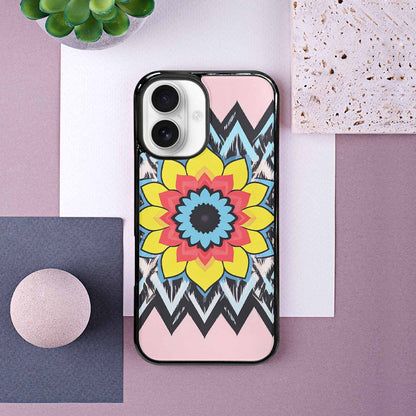 iPhone 16 Case — 1960s Mod Cartoon Art Pattern, Custom Designed Case Cover