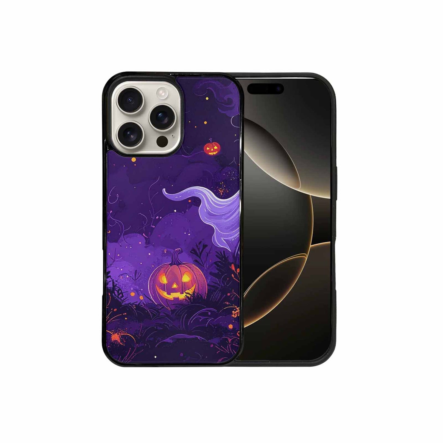 iPhone 16 Pro Max Case — Halloween Art Print Edge To Edge, Custom Print Case Cover