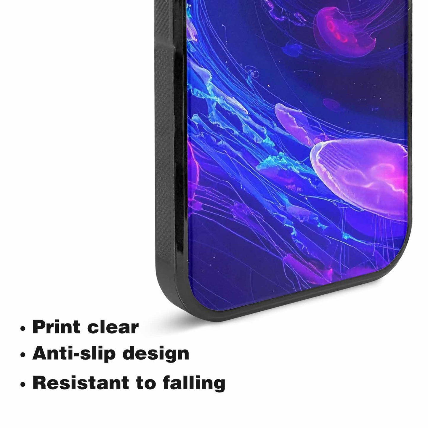 iPhone 15 Plus Case — Jellyfish Glow Jellyfish Glow Pattern Hundreds, Custom Designed Case Cover