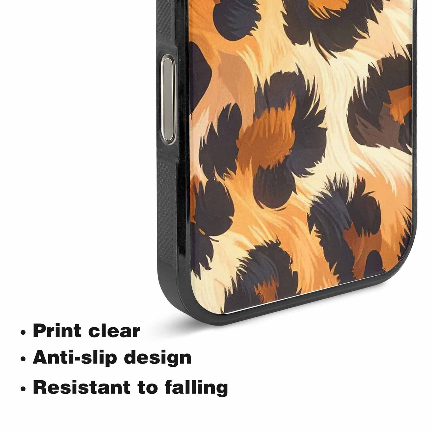 iPhone 15 Pro Max Case — Leopard Soft Airbrush Gradient, Original Design Phone Case