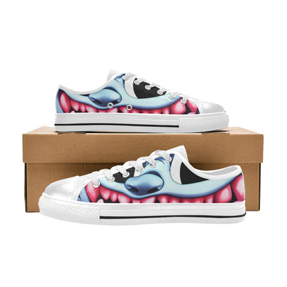 MEN'S Blue Rage Horror 2 Canvas Y2K Custom Sneakers