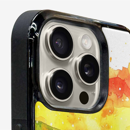 iPhone 15 Pro Max Case — Watercolor Splash Abstract Pattern Seamless Repeat, Unique Phone Case Design