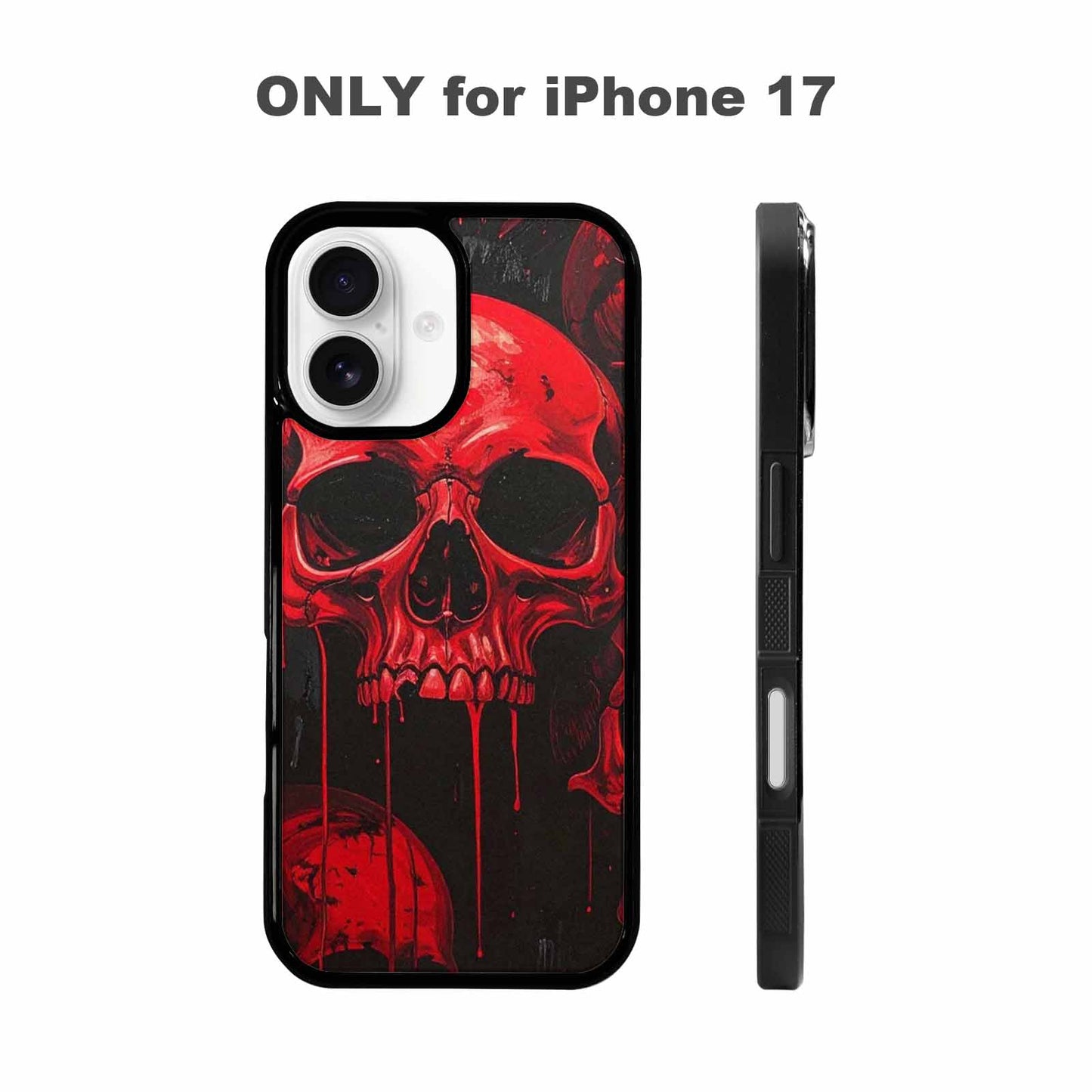 iPhone 17 Case — 1000\'s Of Skulls Overlapping Gothic Skulls, Original Design Phone Case