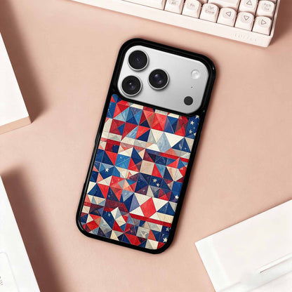 iPhone 17 Pro Case — Small American Flag Stars And Galaxy, Custom Phone Case