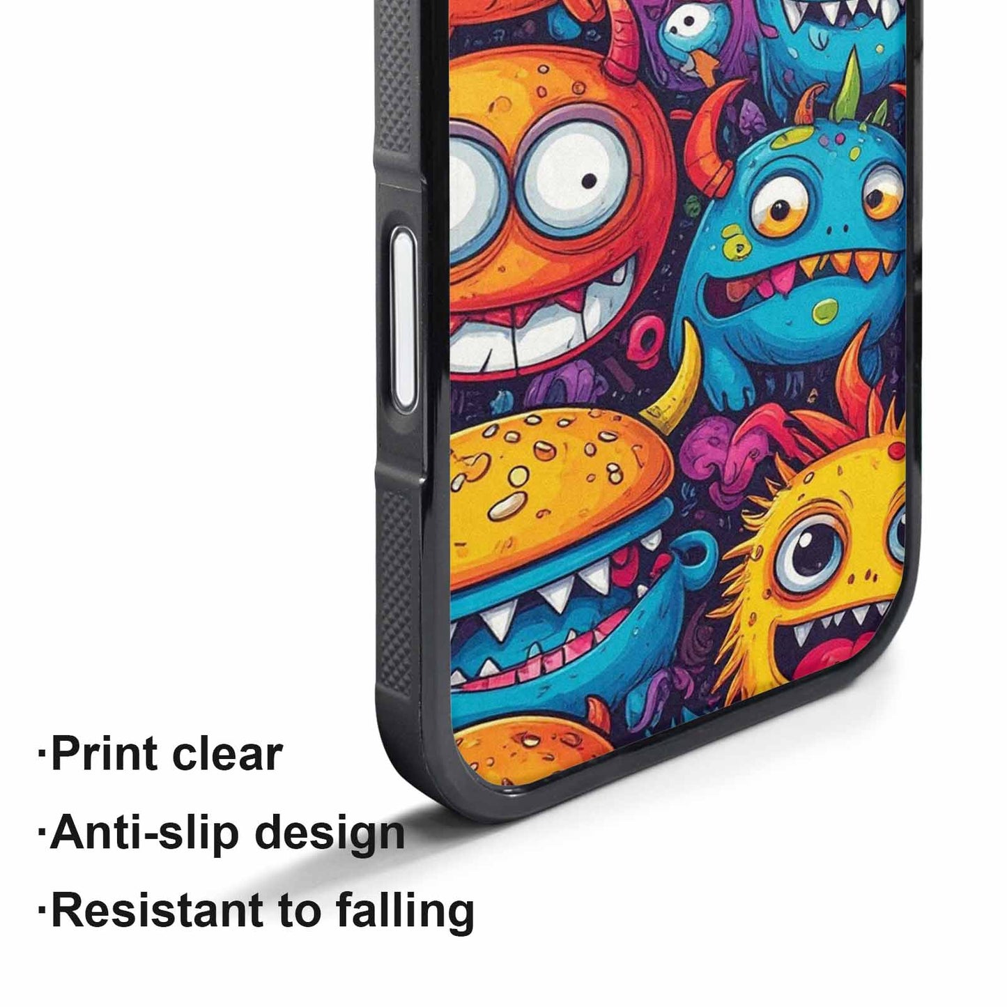 iPhone 17 Pro Max Case — Small Cartoon Monster Character Cartoon Cute, Custom Designed Case Cover