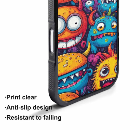 iPhone 17 Pro Max Case — Small Cartoon Monster Character Cartoon Cute, Custom Designed Case Cover