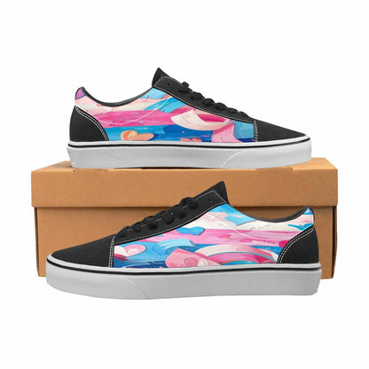 WOMEN'S Transgender Pride Flag Lace-Up Canvas Dreamcore Shoes