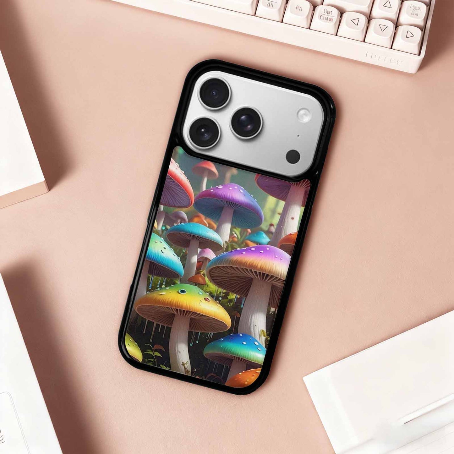 iPhone 17 Pro Case — Overlapping Endlessly No Empty Space Galaxy, Unique Phone Case Design