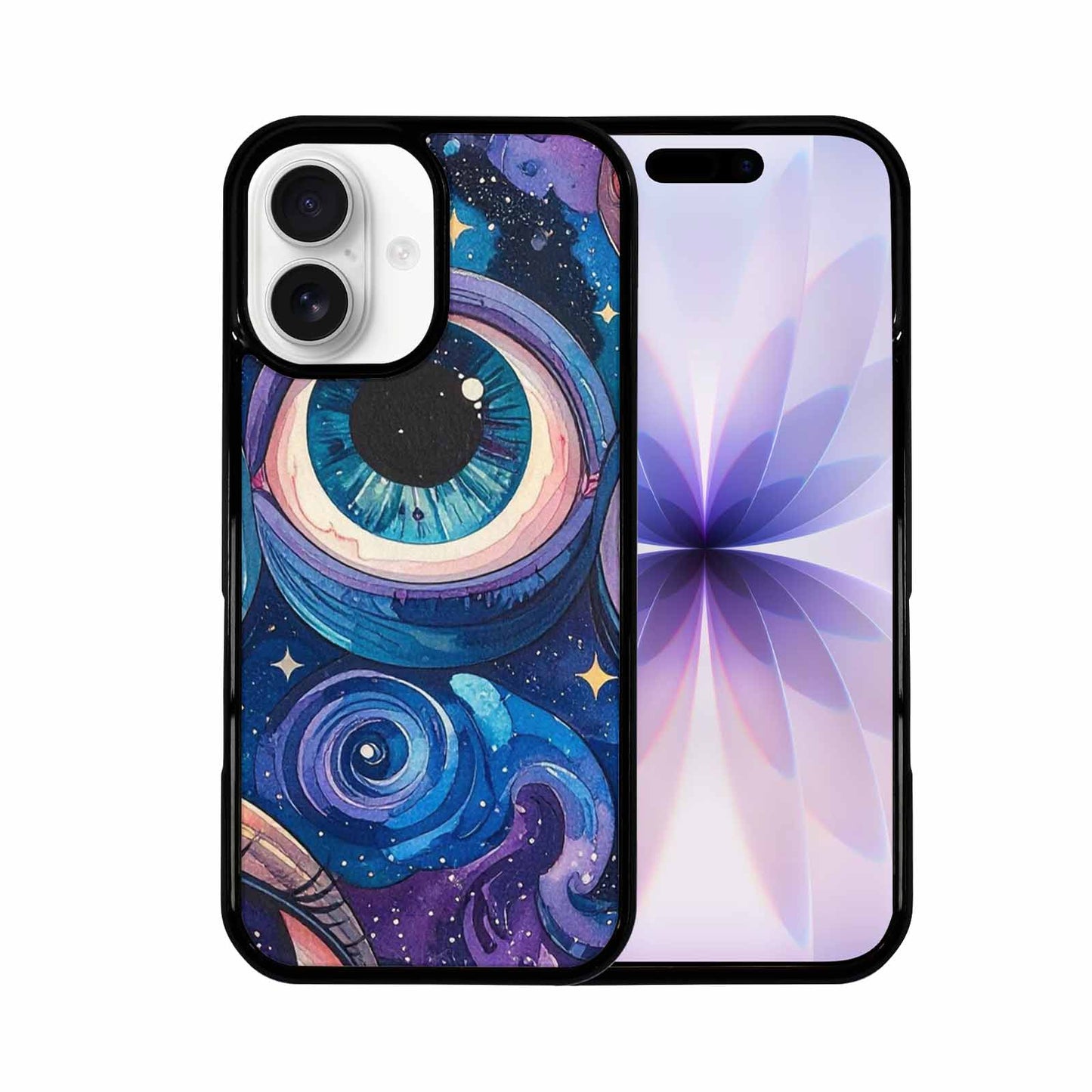 iPhone 17 Case — Seamless Tileable Pattern Of Galaxy Space, Custom Printed Phone Case