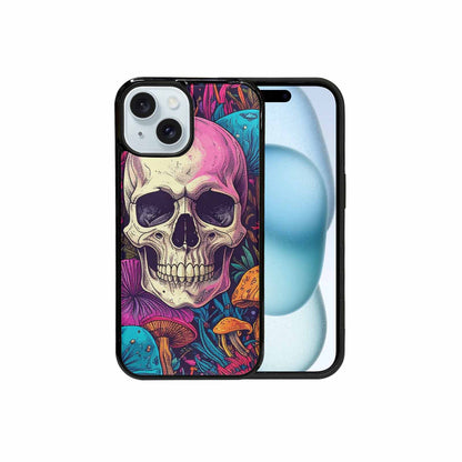 iPhone 15 Case — Mushroom Skull Custom, Custom Print Case Cover