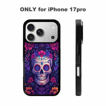 iPhone 17 Pro Case — Skull Dark Art Gothic Print Gothic, Custom Printed Phone Case