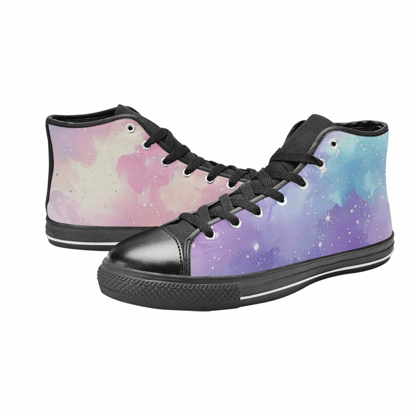 MEN'S Galaxy Art - High Top Canvas Vivid Sneakers
