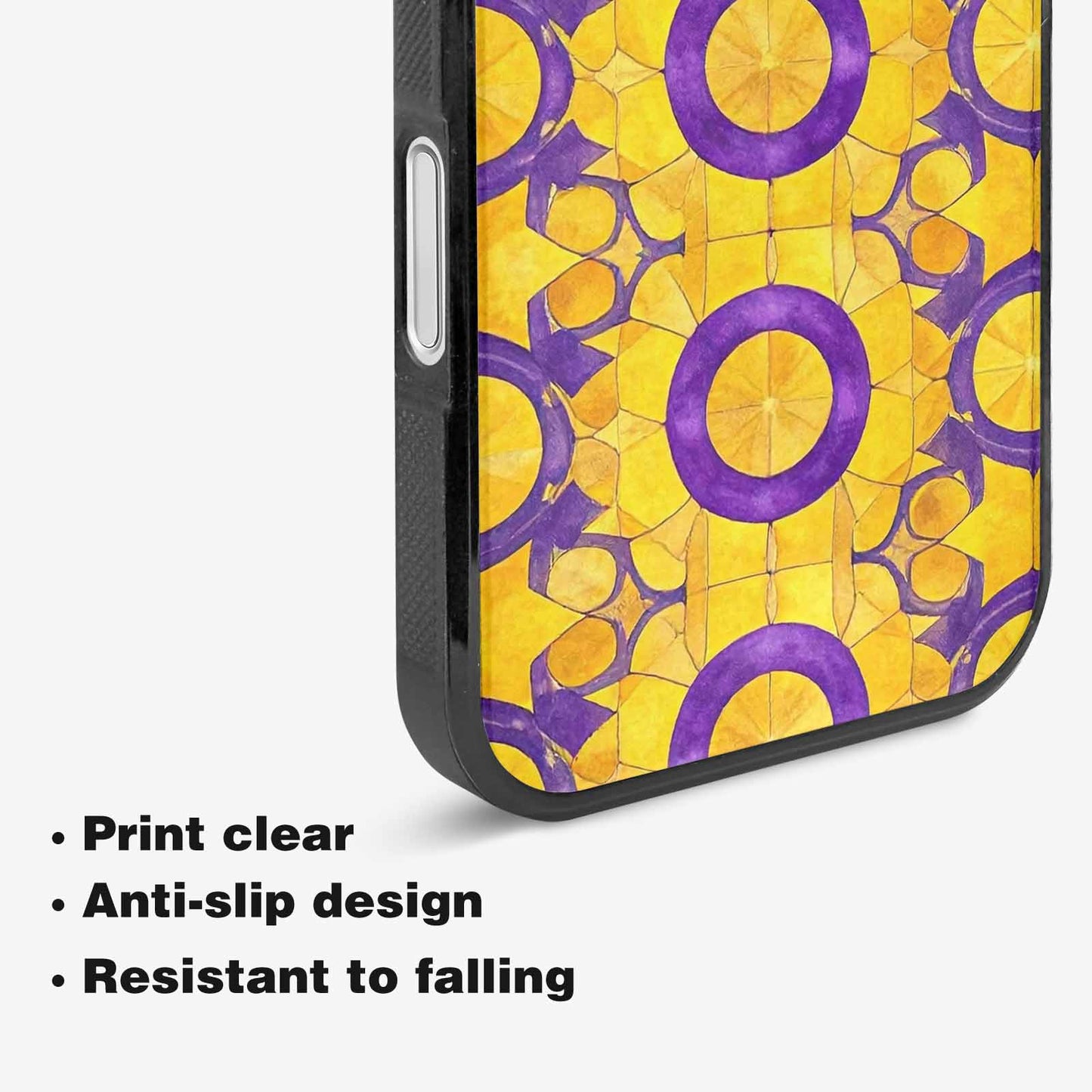 iPhone 16 Plus Case — Intersex Flag Color Theme Small Rainbow, Customized Protective Case