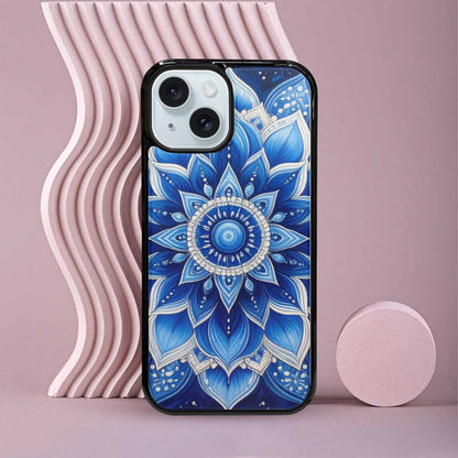 iPhone 15 Case — Mandala Bohemian Print Edge To Edge, Personalized Phone Case