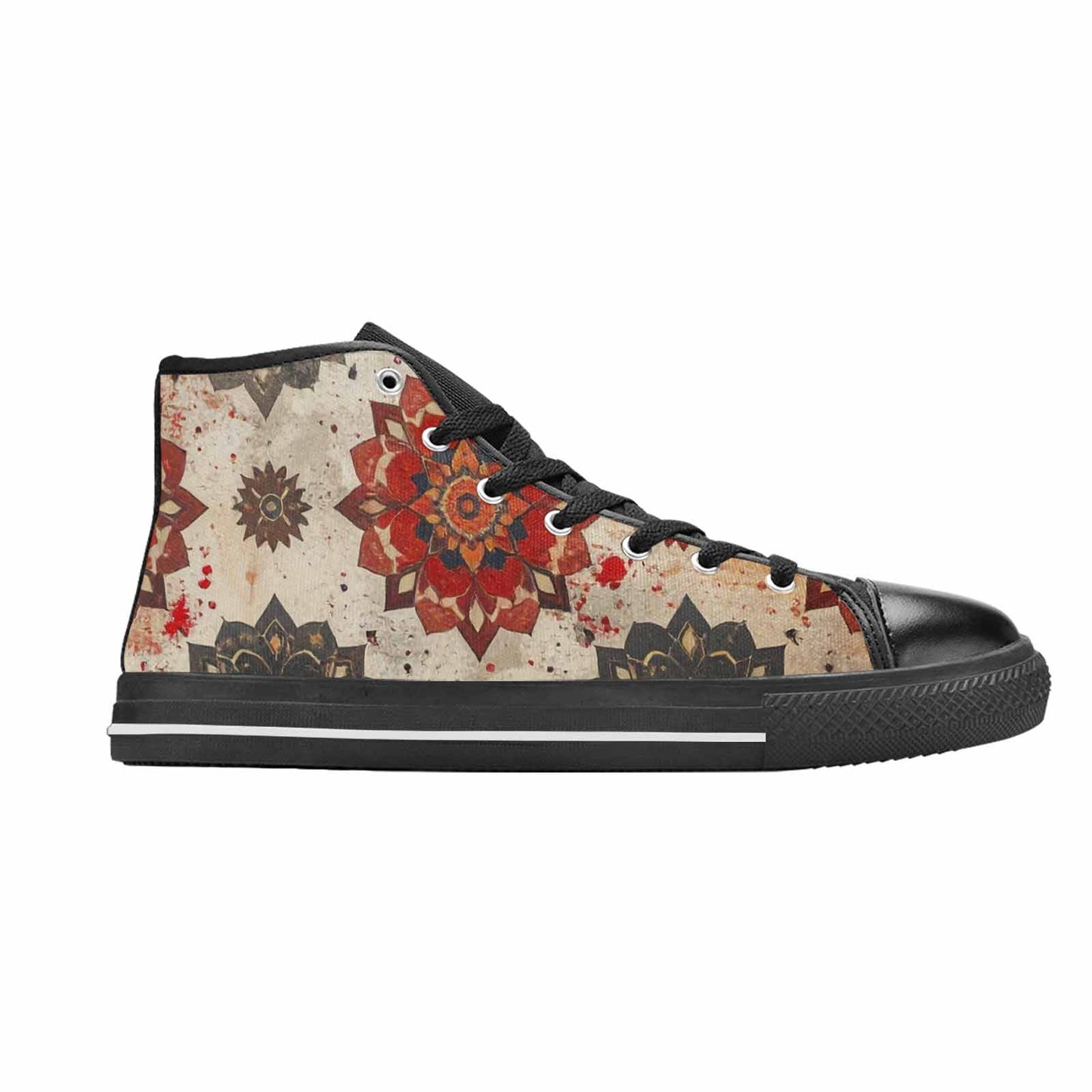 MEN'S Mandala High Top Canvas Surreal Shoes