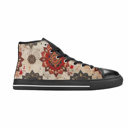 MEN'S Mandala High Top Canvas Surreal Shoes