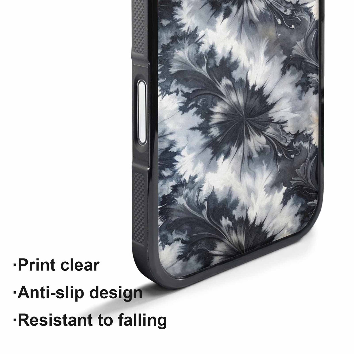 iPhone 17 Pro Max Case — Tie Dye Black And Tie Dye, Custom Made Phone Cover