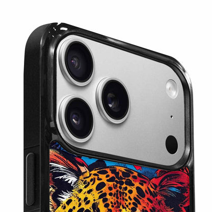 iPhone 17 Pro Max Case — Leopard Print Skull Seamless Gothic Skulls, Personalized Phone Case