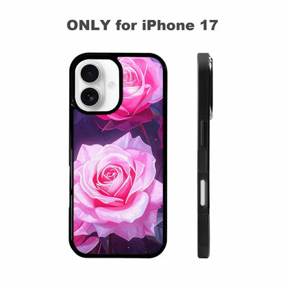 iPhone 17 Case — Watercolor Marble Rose Watercolor Abstract, Custom Phone Case